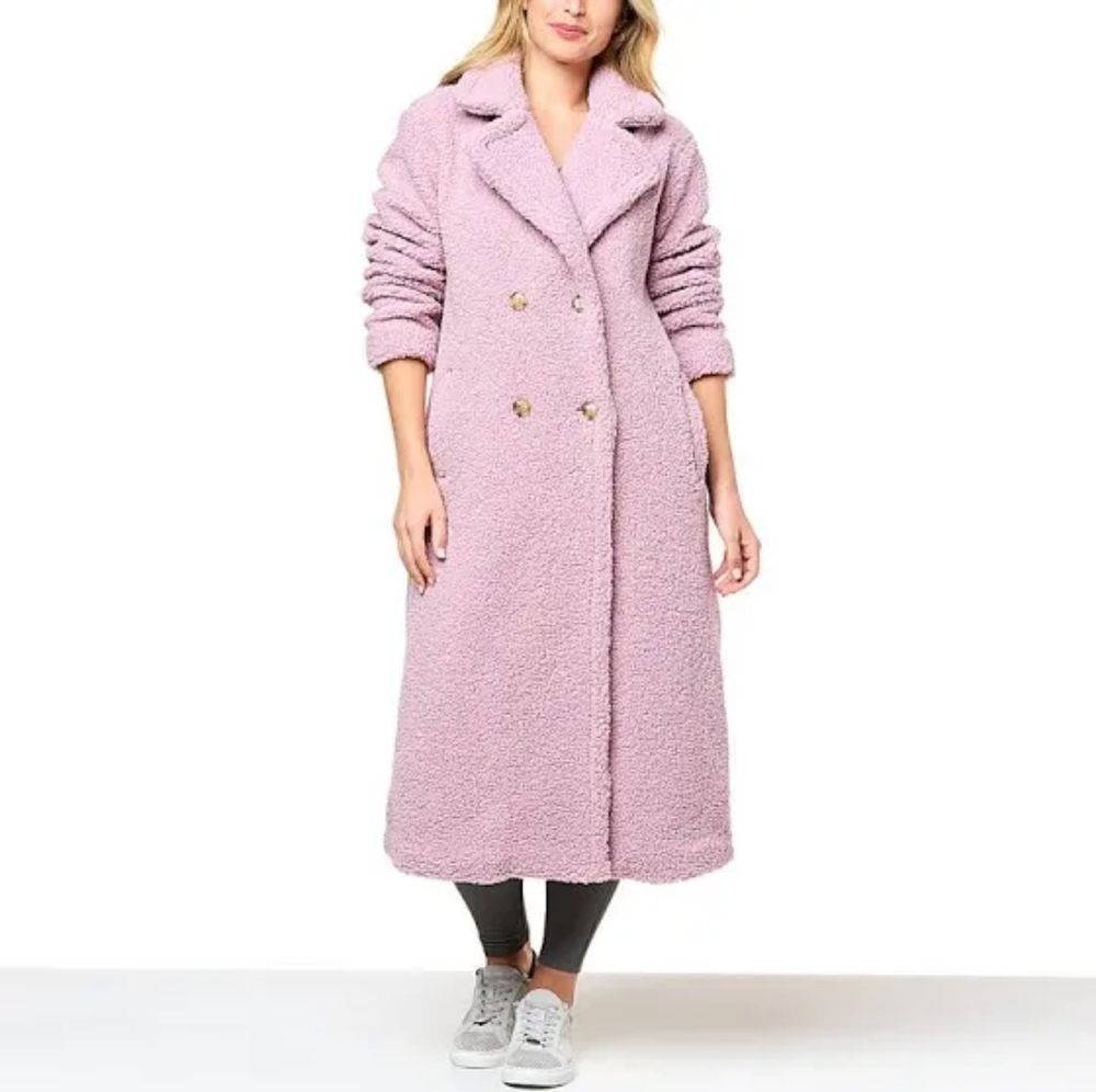 G BY GIULIANA BLACK LABEL SHERPA COAT